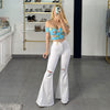 Pantalon Campana Blanco Vibrant