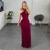 VESTIDO TINTO HALTER