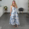 VESTIDO AZUL FLORES