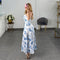 VESTIDO AZUL FLORES