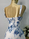 VESTIDO AZUL FLORES