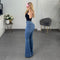 PANTALON CAMPANA AZUL CLARO VIBRANT