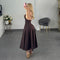 VESTIDO HALTER CAFE
