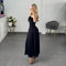 VESTIDO NEGRO ABERTURA EN PIERNA