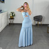 VESTIDO AZUL CIELO