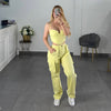SET CARGO Y TOP AMARILLO