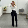 PANTALON MOM VIBRANT NEGRO