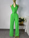 SET VERDE LIMON FLOR