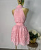 VESTIDO ROSA ENCAJE