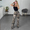 PANTALON MOM VIBRANT CAMUFLAJE