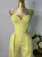 SET CARGO Y TOP AMARILLO