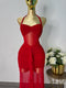 VESTIDO ROJO