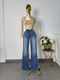 PANTALON MOM DE BOTONES VIBRANT