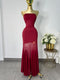 VESTIDO TINTO