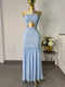 VESTIDO AZUL CIELO