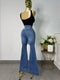 PANTALON CAMPANA AZUL CLARO VIBRANT