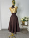 VESTIDO HALTER CAFE