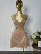 VESTIDO GAMUZA BEIGE HALTER