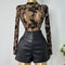 SHORT NEGRO VINIPIEL