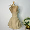 VESTIDO BEIGE GLOBO