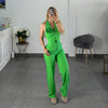 SET VERDE LIMON FLOR