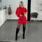 VESTIDO SUETER ROJO